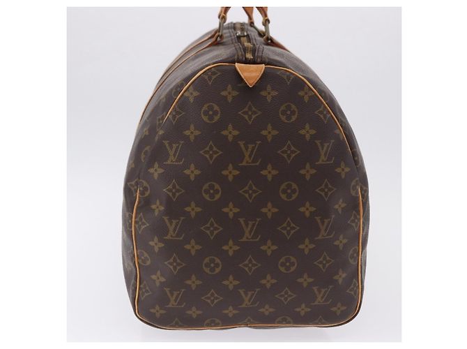LOUIS VUITTON Monogram Keepall 55 Boston Bag M41424 LV Auth ka5699A Monogramma - vista 3