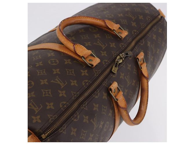 LOUIS VUITTON Monogram Keepall 55 Boston Bag M41424 LV Auth ka5699A Monogramma - vista 7