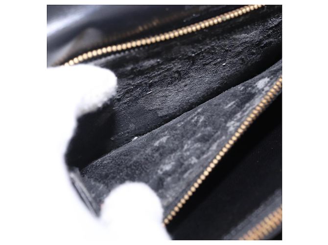 Borsa a mano LOUIS VUITTON Epi Concorde Black M52132 LV Auth BA14848 Nero - vista 11