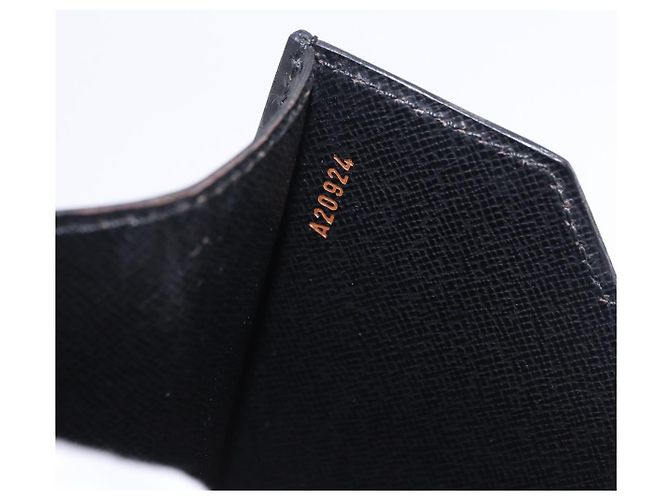 Borsa a mano LOUIS VUITTON Epi Concorde Black M52132 LV Auth BA14848 Nero - vista 12