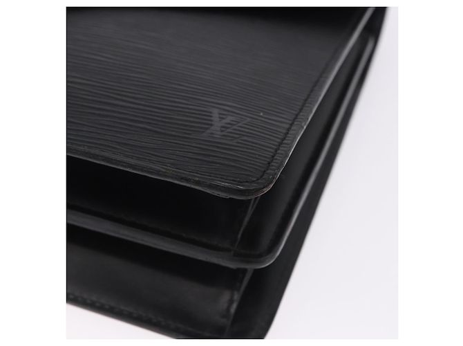 Borsa a mano LOUIS VUITTON Epi Concorde Black M52132 LV Auth BA14848 Nero - vista 15