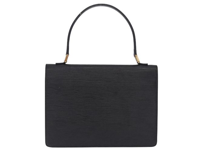 Borsa a mano LOUIS VUITTON Epi Concorde Black M52132 LV Auth BA14848 Nero - vista 2
