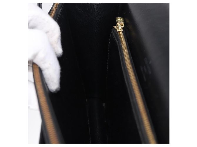 Borsa a mano LOUIS VUITTON Epi Concorde Black M52132 LV Auth BA14848 Nero - vista 22