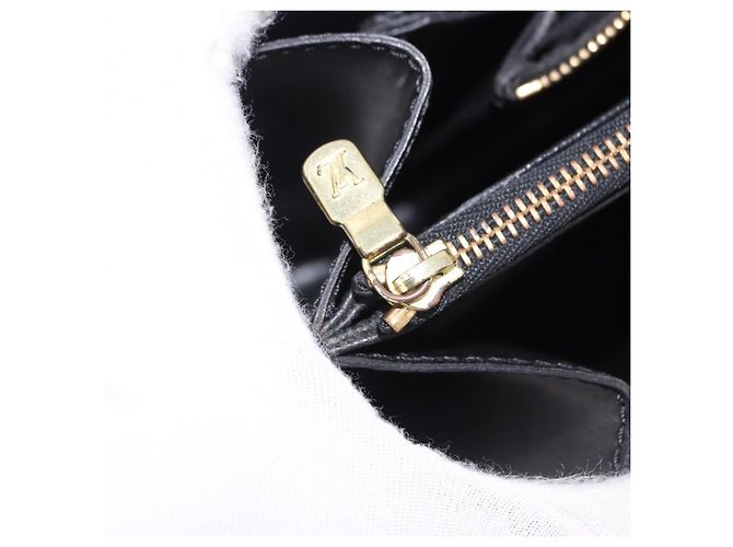 Borsa a mano LOUIS VUITTON Epi Concorde Black M52132 LV Auth BA14848 Nero - vista 27