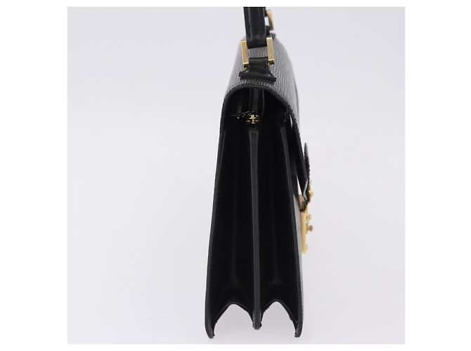 Borsa a mano LOUIS VUITTON Epi Concorde Black M52132 LV Auth BA14848 Nero - vista 4