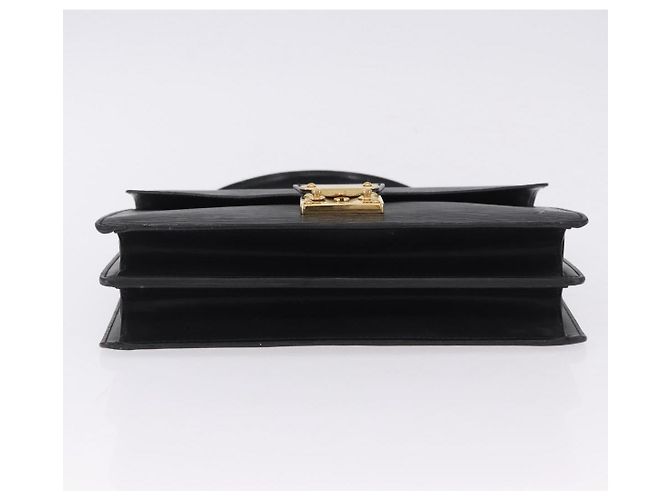 Borsa a mano LOUIS VUITTON Epi Concorde Black M52132 LV Auth BA14848 Nero - vista 5