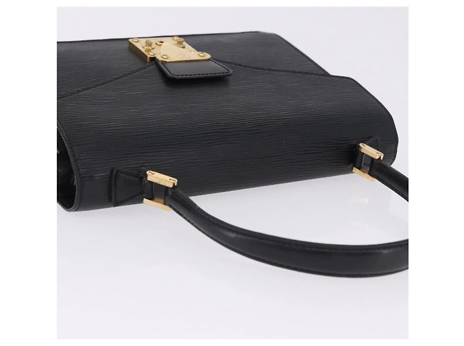 Borsa a mano LOUIS VUITTON Epi Concorde Black M52132 LV Auth BA14848 Nero - vista 6