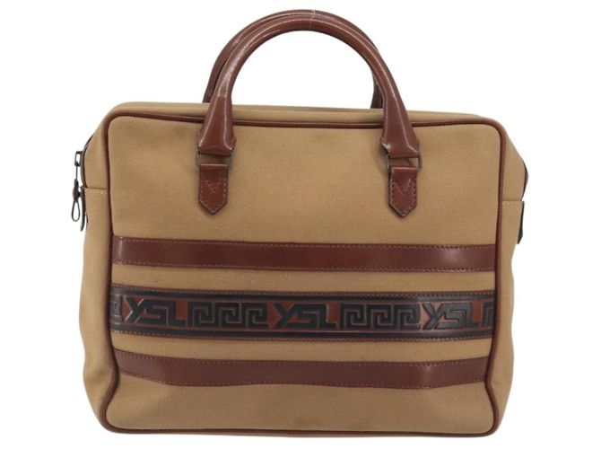 Borsa a mano SAINT LAURENT Canvas Beige Auth BA14933 - vista 13