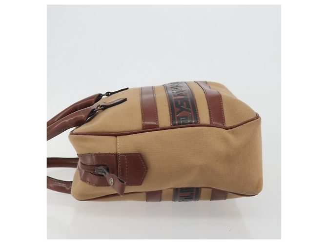 Borsa a mano SAINT LAURENT Canvas Beige Auth BA14933 - vista 4