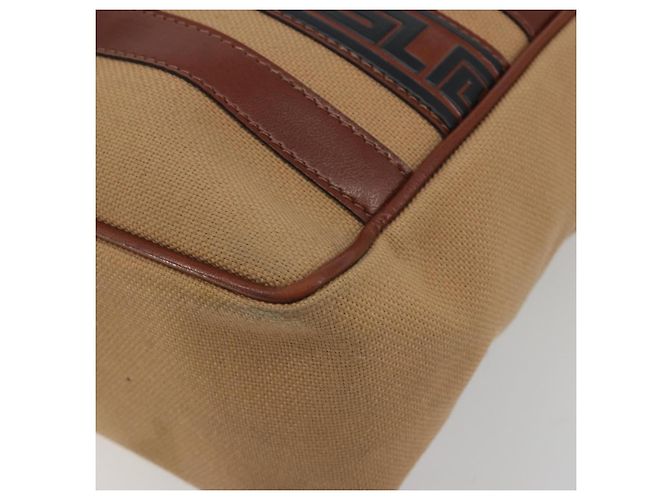 Borsa a mano SAINT LAURENT Canvas Beige Auth BA14933 - vista 9