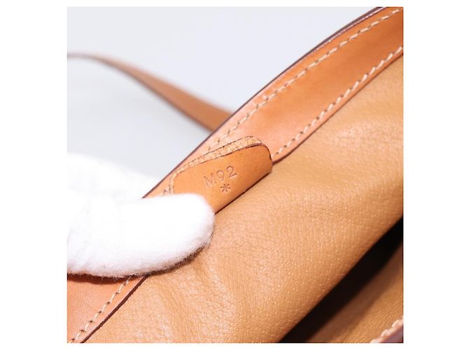 16 Céline Borsa a tracolla CELINE Macadam Canvas PVC Leather Brown Gold Auth mr2861 Marrone D'oro - vista 12