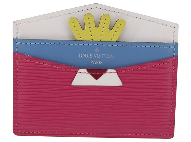 LOUIS VUITTON Epi Porte Cartes Simple Pass Case Pink M60785 LV Auth 195929V Rosa - vista 13