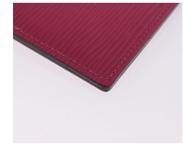 LOUIS VUITTON Epi Porte Cartes Simple Pass Case Pink M60785 LV Auth 195929V Rosa - vista 15