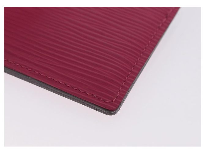 LOUIS VUITTON Epi Porte Cartes Simple Pass Case Pink M60785 LV Auth 195929V Rosa - vista 16