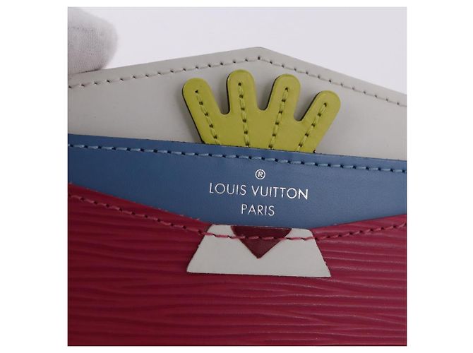 LOUIS VUITTON Epi Porte Cartes Simple Pass Case Pink M60785 LV Auth 195929V Rosa - vista 17
