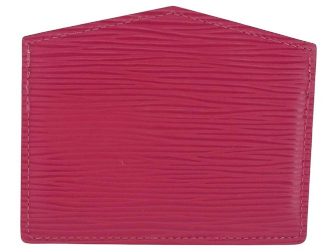 LOUIS VUITTON Epi Porte Cartes Simple Pass Case Pink M60785 LV Auth 195929V Rosa - vista 2