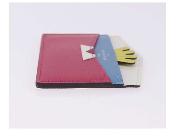 LOUIS VUITTON Epi Porte Cartes Simple Pass Case Pink M60785 LV Auth 195929V Rosa - vista 3