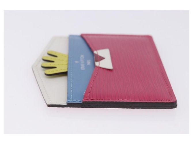 LOUIS VUITTON Epi Porte Cartes Simple Pass Case Pink M60785 LV Auth 195929V Rosa - vista 4