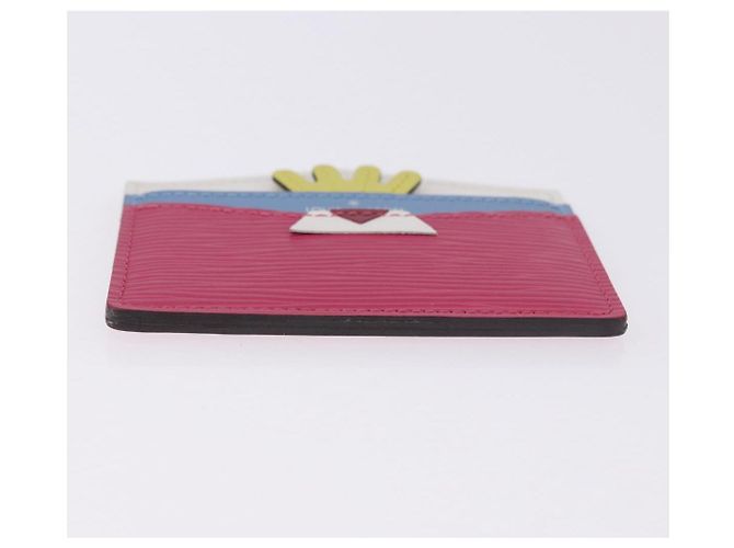 LOUIS VUITTON Epi Porte Cartes Simple Pass Case Pink M60785 LV Auth 195929V Rosa - vista 6