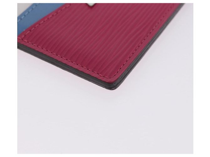 LOUIS VUITTON Epi Porte Cartes Simple Pass Case Pink M60785 LV Auth 195929V Rosa - vista 7