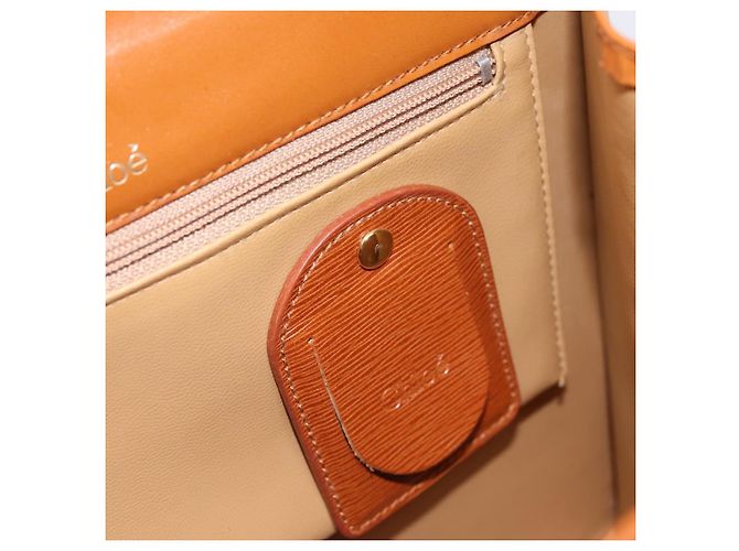 Chloé Borsa Chloe in pelle marrone e oro autentica ka5776A D'oro - vista 12