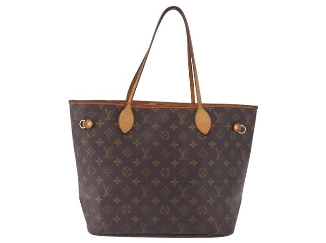 Borsa Tote LOUIS VUITTON Monogram Neverfull MM M40156 LV Auth 198282 Monogramma - vista 13