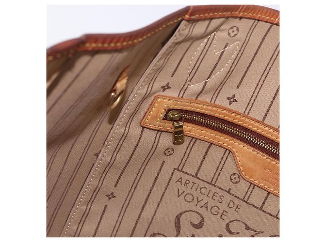 Borsa Tote LOUIS VUITTON Monogram Neverfull MM M40156 LV Auth 198282 Monogramma - vista 24