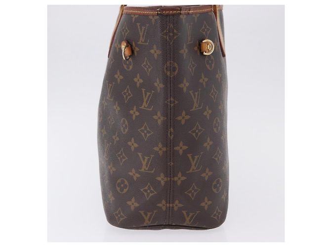Borsa Tote LOUIS VUITTON Monogram Neverfull MM M40156 LV Auth 198282 Monogramma - vista 3
