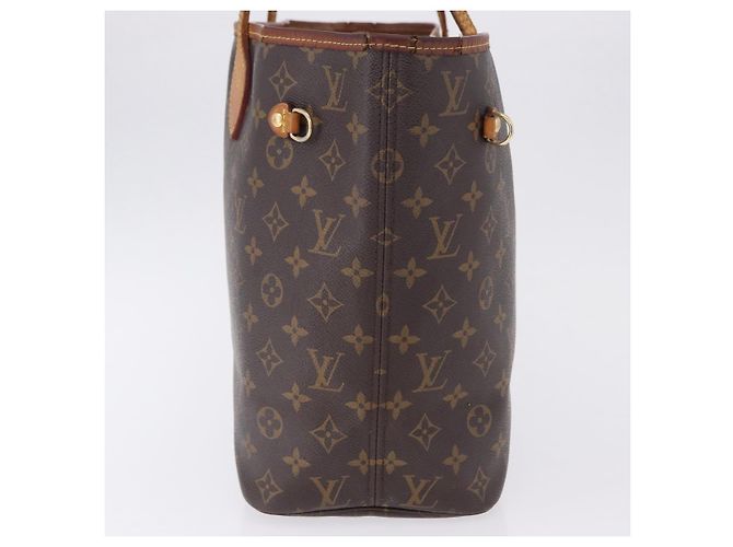 Borsa Tote LOUIS VUITTON Monogram Neverfull MM M40156 LV Auth 198282 Monogramma - vista 5