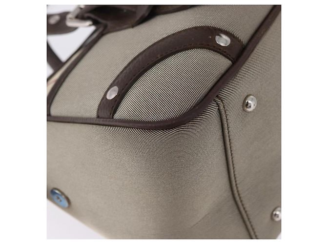 Borsa a mano BURBERRY Nova Check Canvas Brown Silver Auth BA14954A Marrone Argento - vista 16