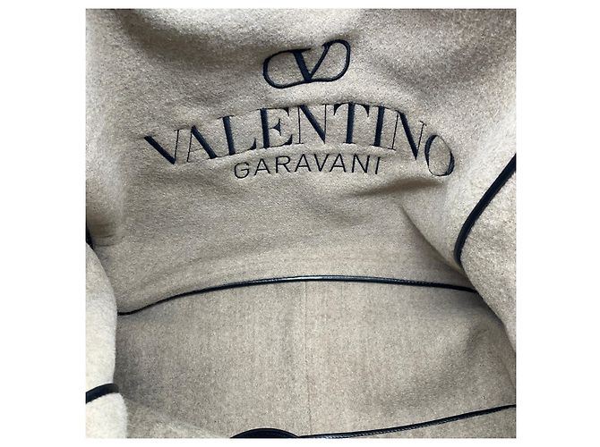 Valentino Garavani Valentino Beige / Black VLogo Reversible Large Tote Handbag - view 6
