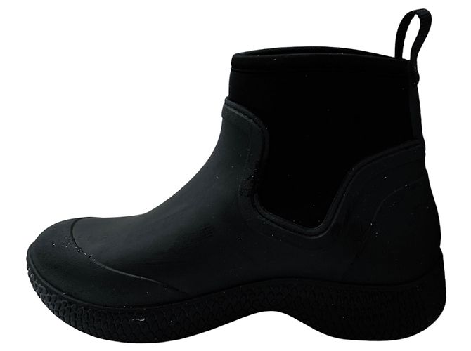 Céline Stivaletti in gomma nera Celine Nero - vista 3