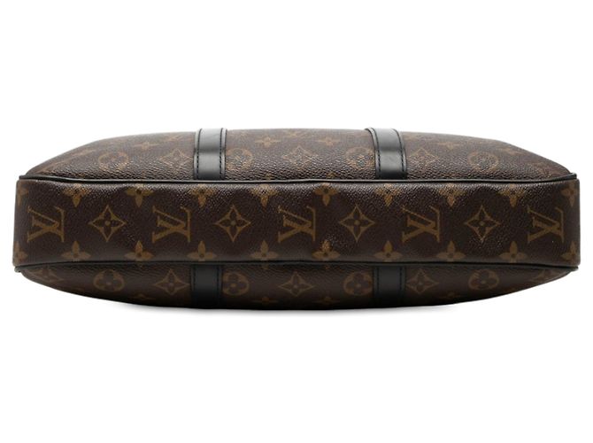 Borsa Business Porte Documents Voyage Louis Vuitton Monogram Macassar Nera Nero - vista 3