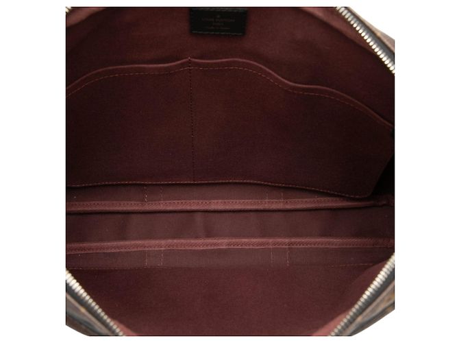 Borsa Business Porte Documents Voyage Louis Vuitton Monogram Macassar Nera Nero - vista 4
