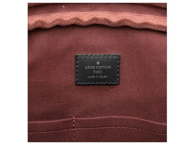 Borsa Business Porte Documents Voyage Louis Vuitton Monogram Macassar Nera Nero - vista 5