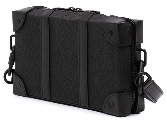 Borsa a tracolla portafoglio Soft Trunk Louis Vuitton Monogram Taurillon nera Nero - vista 2