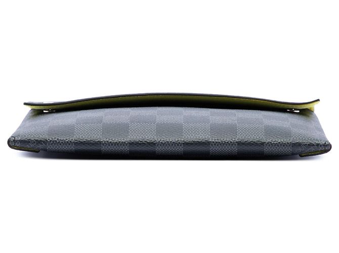 Black Louis Vuitton Damier Graphite Alpha Pochette MM Clutch Bag - view 3