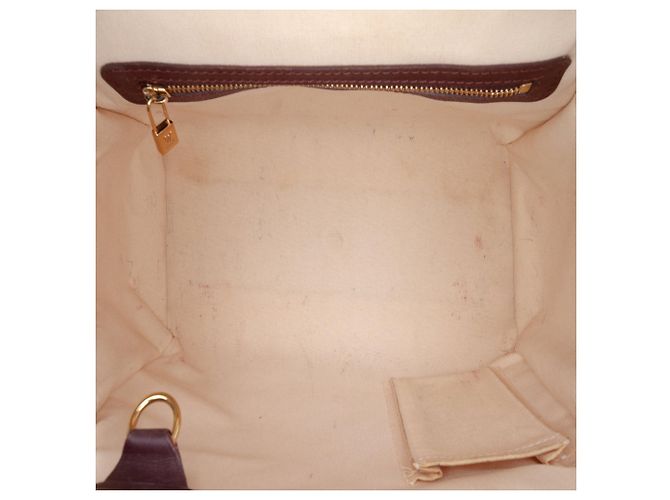 Borsa Louis Vuitton Monogram Mini Lin Josephine PM rossa Rosso - vista 4