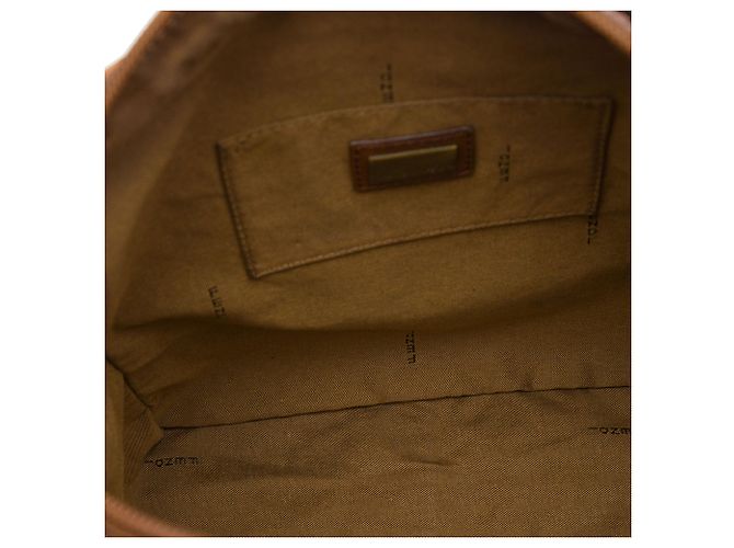Borsa a tracolla Fendi Zucca Canvas marrone - vista 4