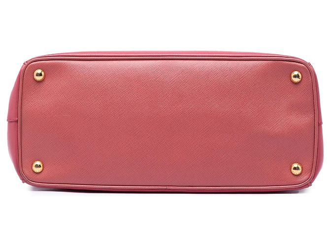 Tote Prada Large Saffiano Lux Galleria Double Zip Rosa - vista 3