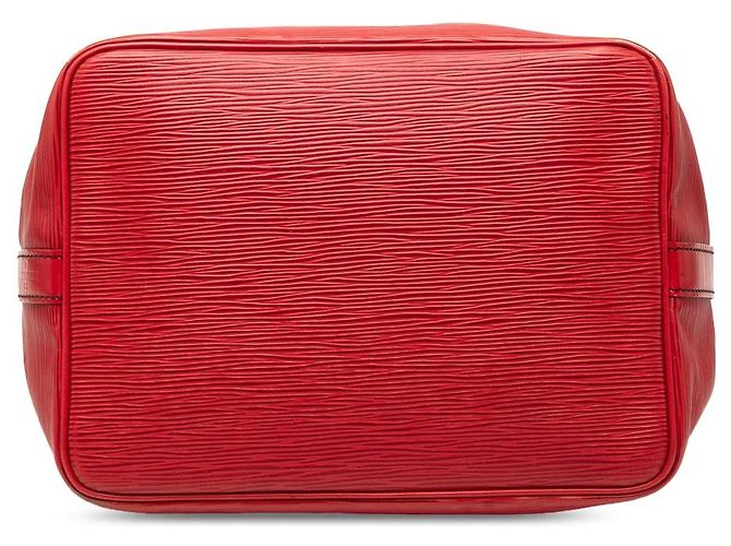 Borsa a secchiello Louis Vuitton Epi Petit Noe rossa Rosso - vista 3