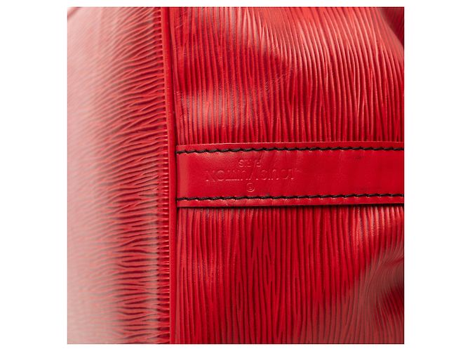 Borsa a secchiello Louis Vuitton Epi Petit Noe rossa Rosso - vista 5