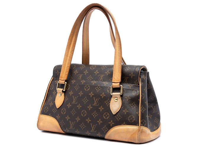 Borsa a tracolla Louis Vuitton Monogram Beverly GM Marrone - vista 2