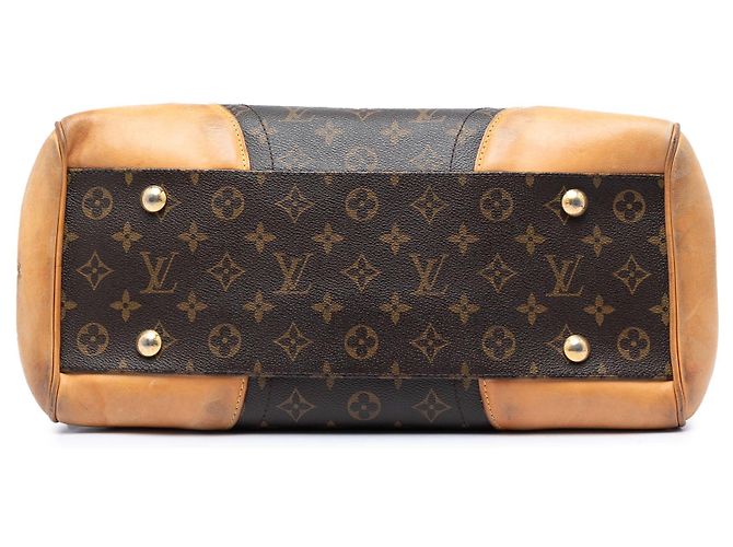 Borsa a tracolla Louis Vuitton Monogram Beverly GM Marrone - vista 3