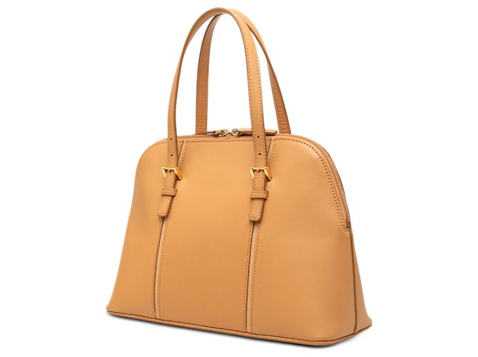 Borsa a mano Burberry in pelle marrone - vista 2