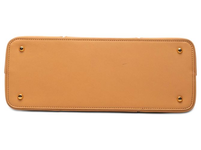 Borsa a mano Burberry in pelle marrone - vista 3