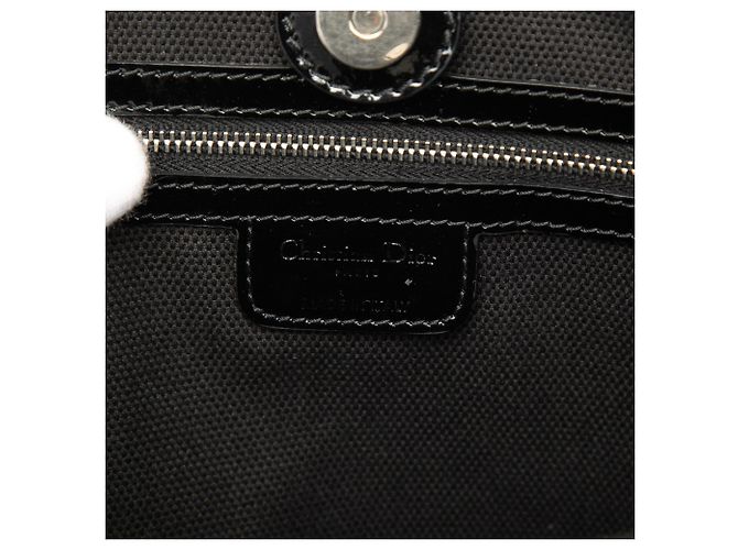 Borsa Tote Diorissimo Trotter in vernice nera Dior Nero - vista 5