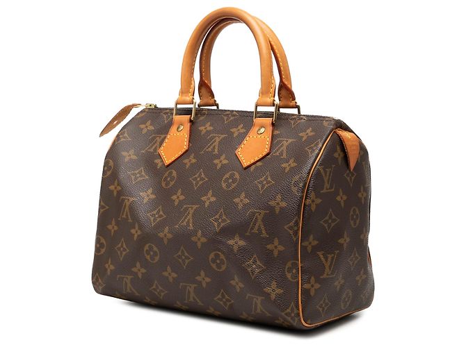 Borsa Boston Louis Vuitton Monogram Speedy 25 Marrone - vista 2