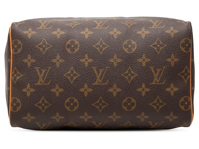 Borsa Boston Louis Vuitton Monogram Speedy 25 Marrone - vista 3