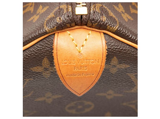 Borsa Boston Louis Vuitton Monogram Speedy 25 Marrone - vista 5
